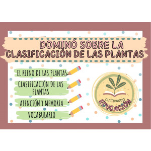 Dominó sobre la clasificación de las plantas