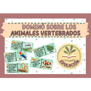 Dominó animales vertebrados
