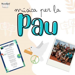 MÚSICA PER LA PAU: COLOM MUSICAL I CANÇÓ RESISTE Y GRITA @musicalitza