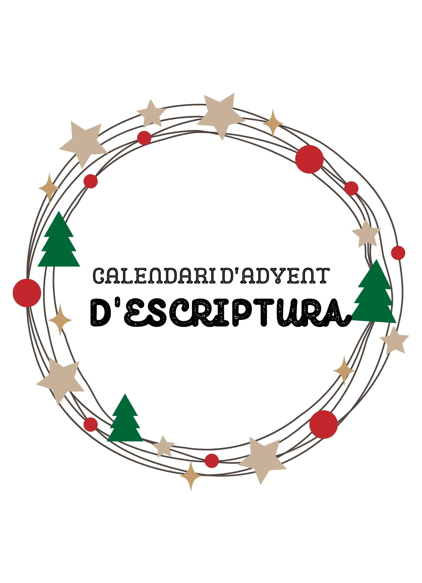 CALENDARI D'ADVENT D'ESCRIPTURA