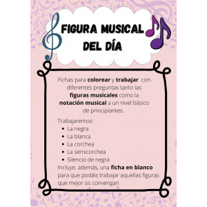FIGURAS MUSICALES IMPRIMIBLES