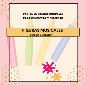 FICHA COLOREAR FIGURAS MUSICALES