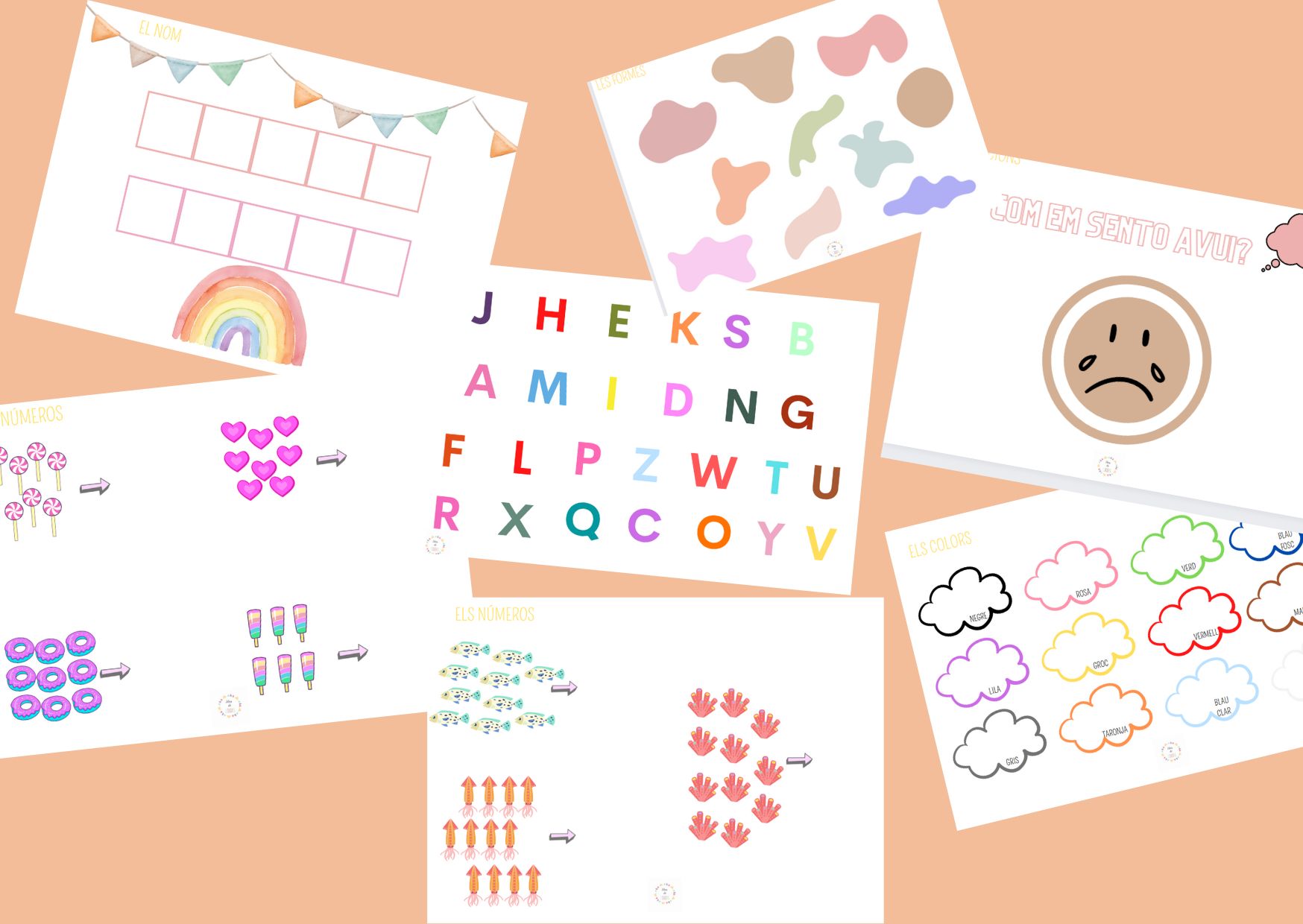 Quadern individual tipus TEACCH