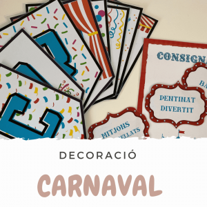 Decoració carnaval per l'aula.