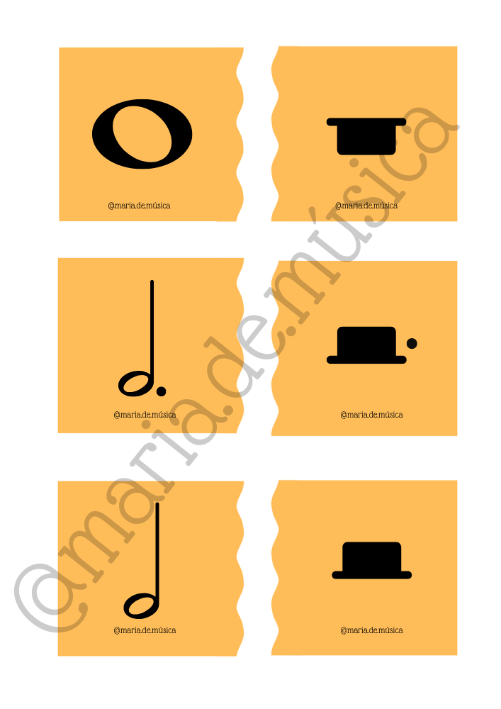 Puzle equivalencias rítmicas