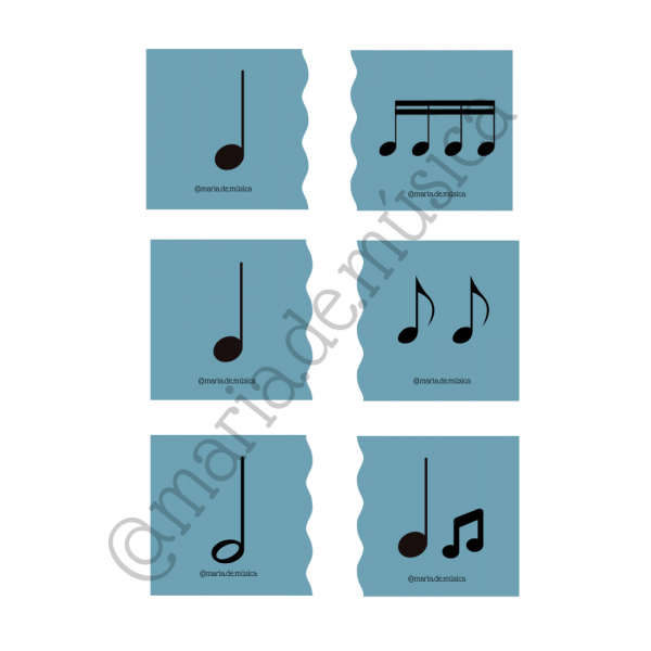 Puzle equivalencias rítmicas