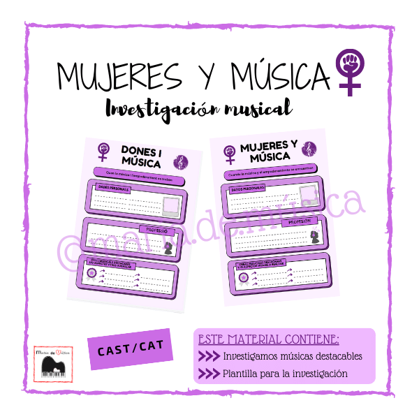 Mujeres y música investigación