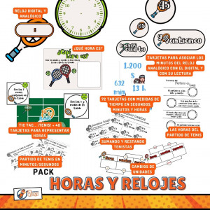 PACK HORAS Y RELOJES