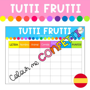 Tutti Frutti - Juego