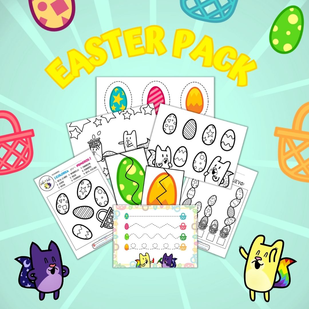 [ENGLISH] EASTER ACTIVITY PACK / PACK DE ACTIVIDADES DE PASCUA – 23 pages