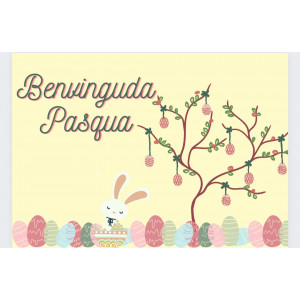 Cartell benvinguda Pasqua