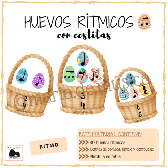 Huevos rítmicos - Pascua