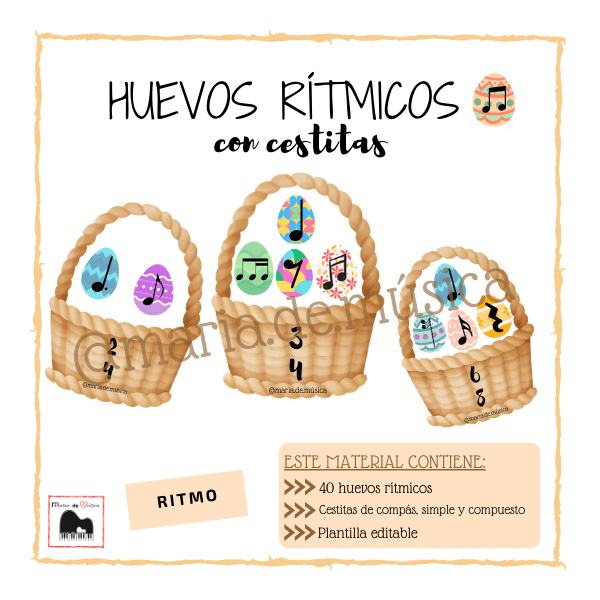 Huevos rítmicos - Pascua