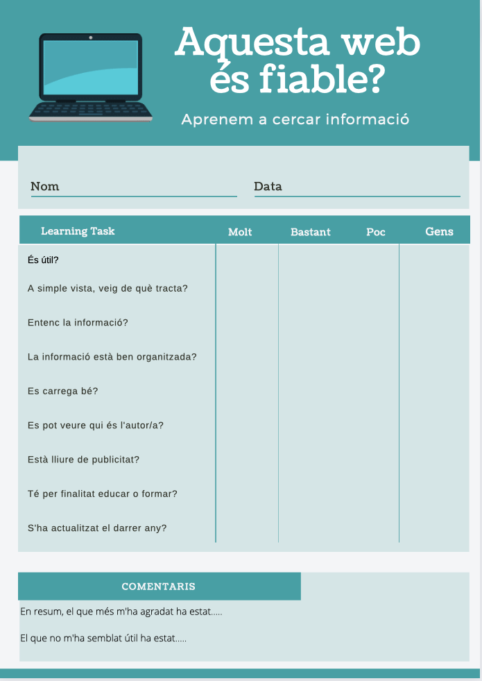 Aquesta web és fiable?