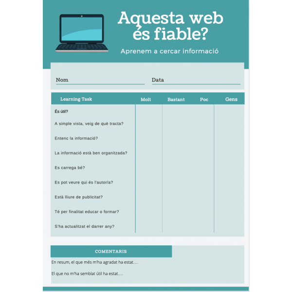 Aquesta web és fiable?