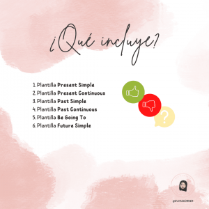 Verbal Tenses (Templates/Plantillas)