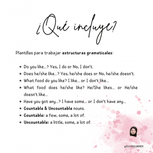 Grammar (Food) - Have Got, Like, Countable&Uncountable