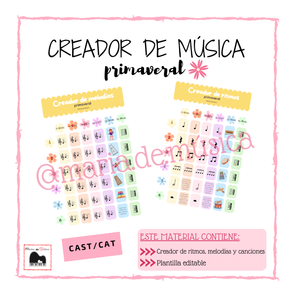 Creador musical primaveral