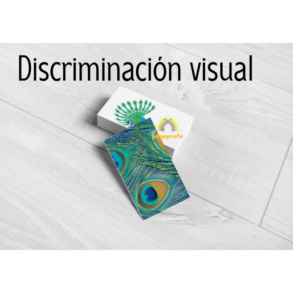 Juego discriminación visual animales y sus pieles