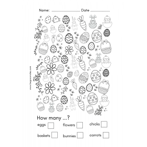 Easter Hunt Count and Colour