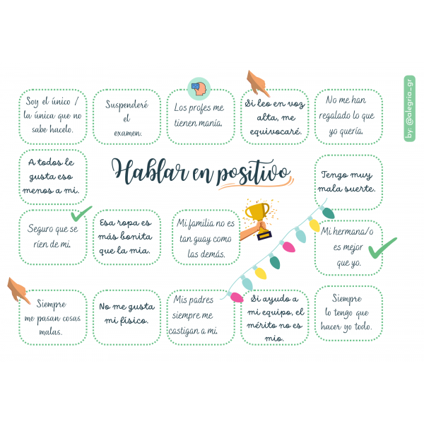 La oca del pensamiento positivo