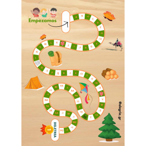 El tablero de las letras.