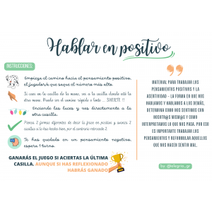 La oca del pensamiento positivo