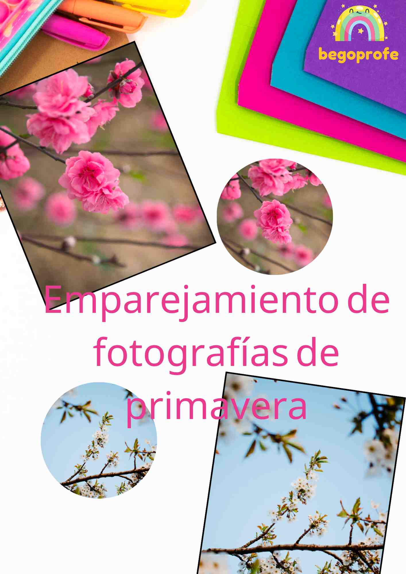 Emparejamiento de fotografías de primavera
