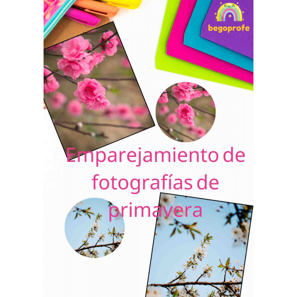 Emparejamiento de fotografías de primavera