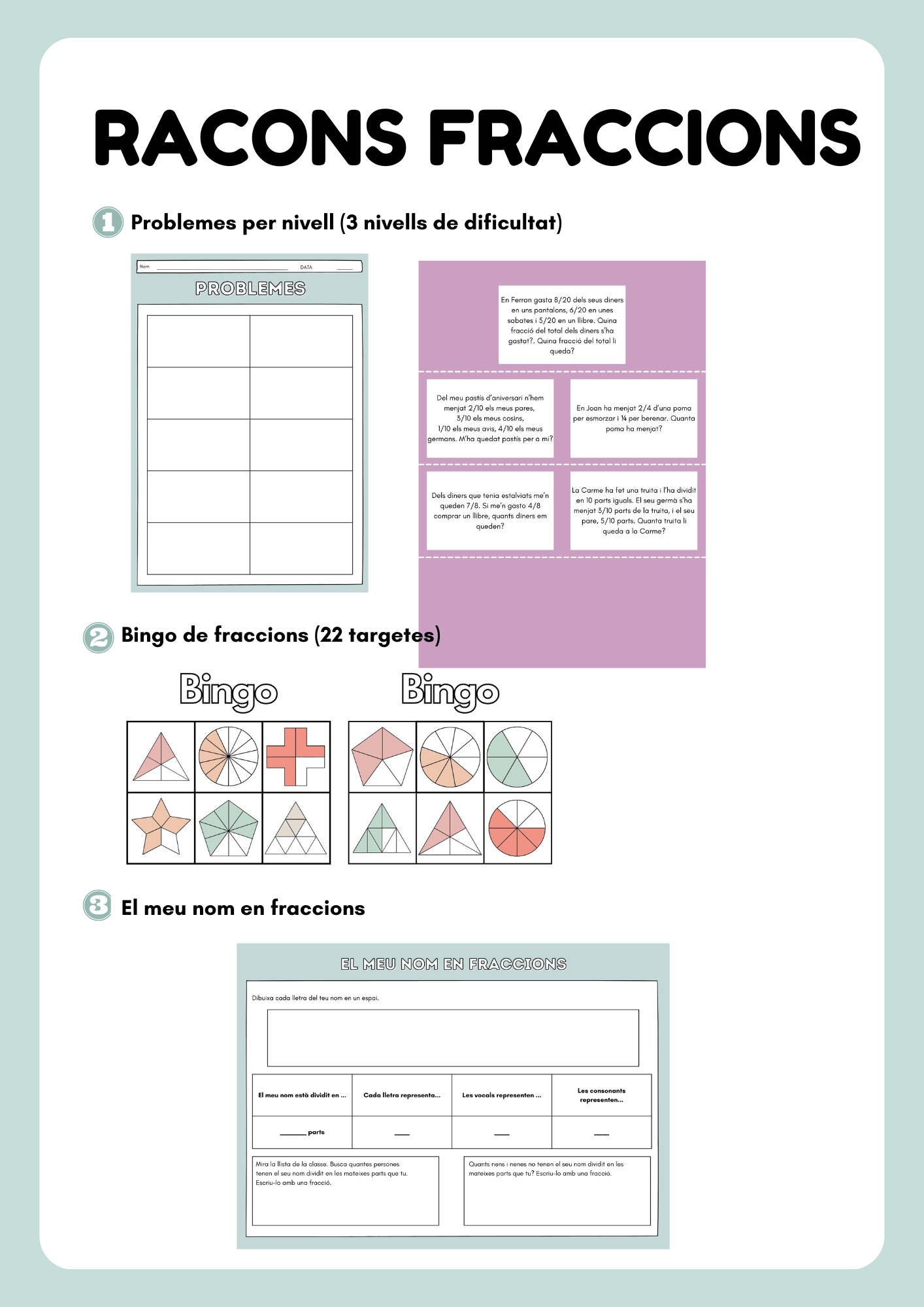 Racons Fraccions CM - EP