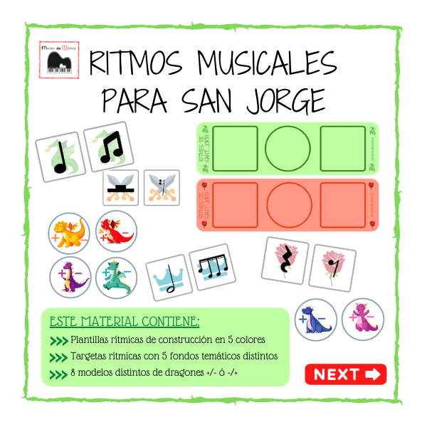 Sant Jordi ritmos musicales