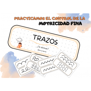 TARJETAS PARA TRABAJAR LOS TRAZOS