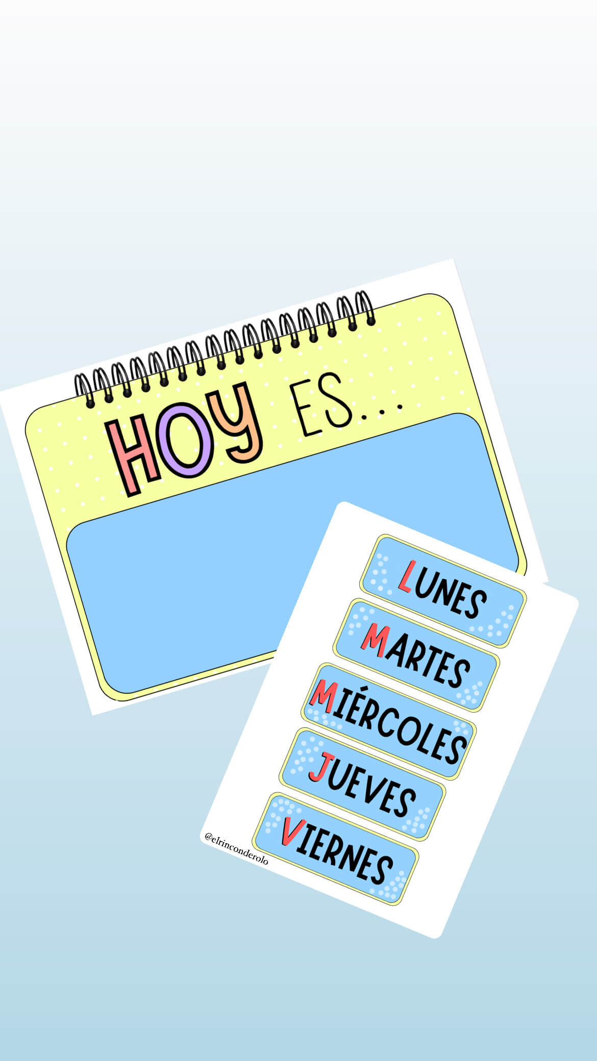 ASAMBLEA: DÍAS DE LA SEMANA + PLANTILLA