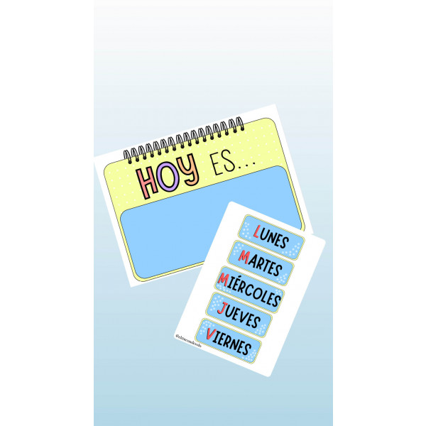 ASAMBLEA: DÍAS DE LA SEMANA + PLANTILLA