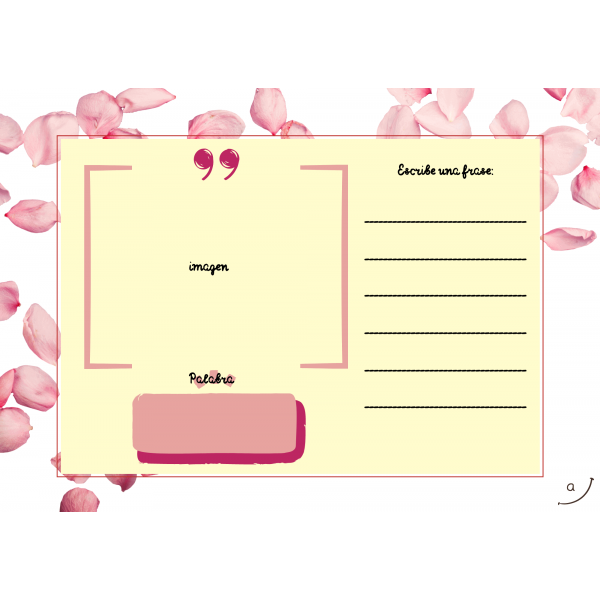 Lámina palabra y frase