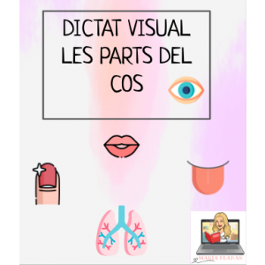 DICTADO VISUAL, DICTADO MUDO LAS PARTES DEL CUERPO