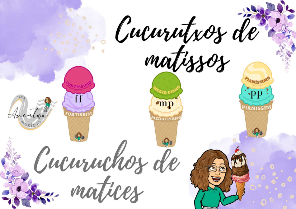 Cucuruchos de matices