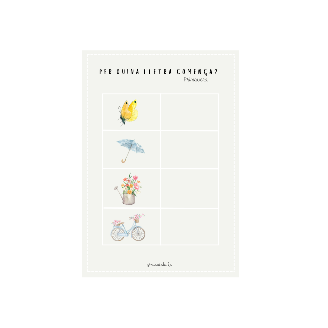 Consciència fonològica PRIMAVERA