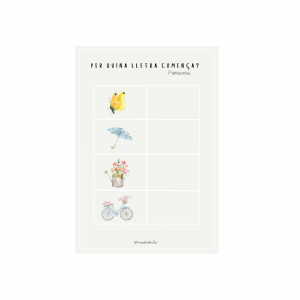 Consciència fonològica PRIMAVERA