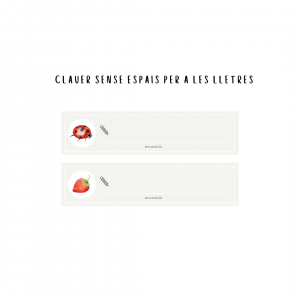 Escriptura de paraules de la primavera