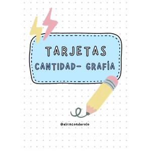 TARJETAS ASOCIACIÓN CANTIDAD-GRAFÍA