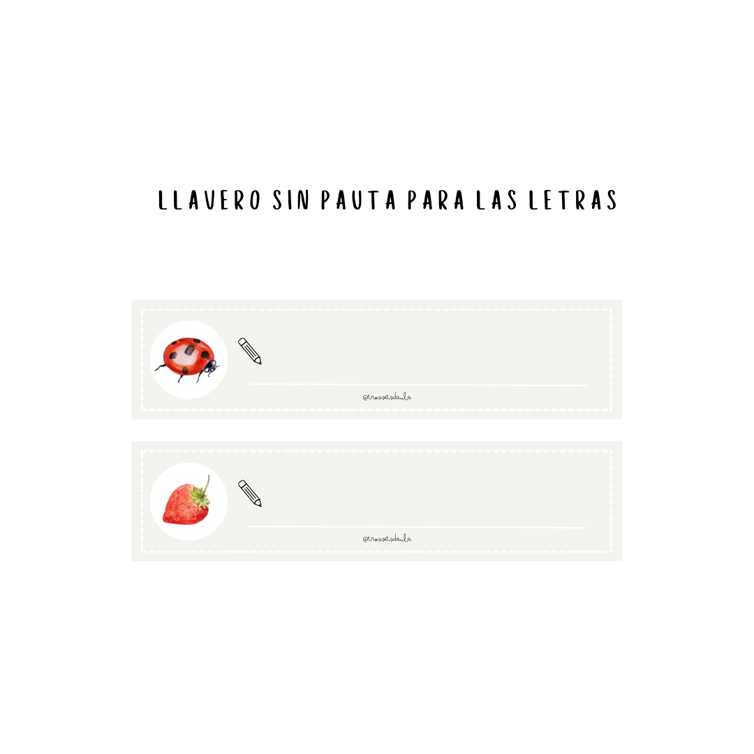 Escritura de palabras de la primavera (Castellano)