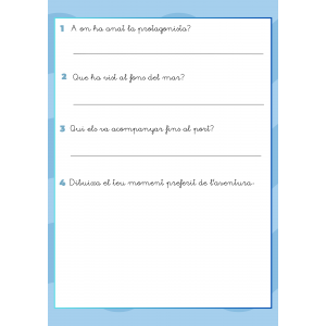 Comprensió lectora: L'estiu