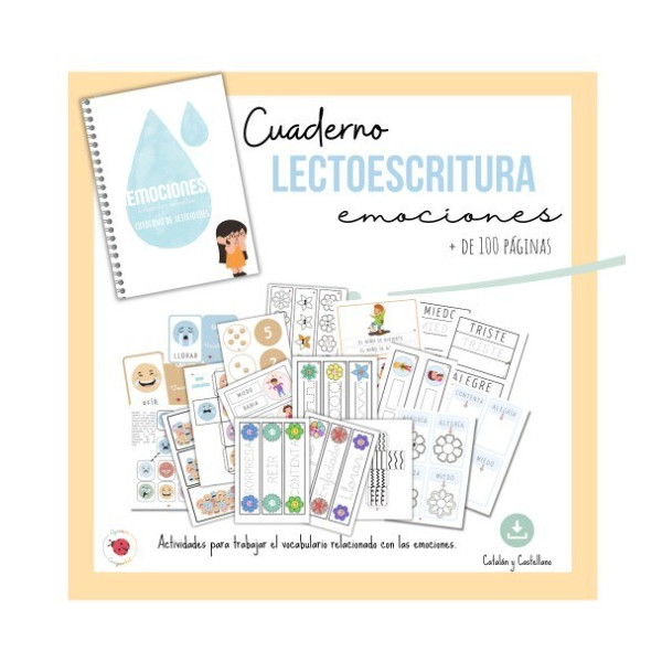 Quadern Lectoescriptura Emocions