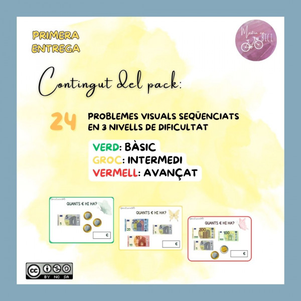 PROBLEMES VISUALS (1): Sistema monetari - comptem €