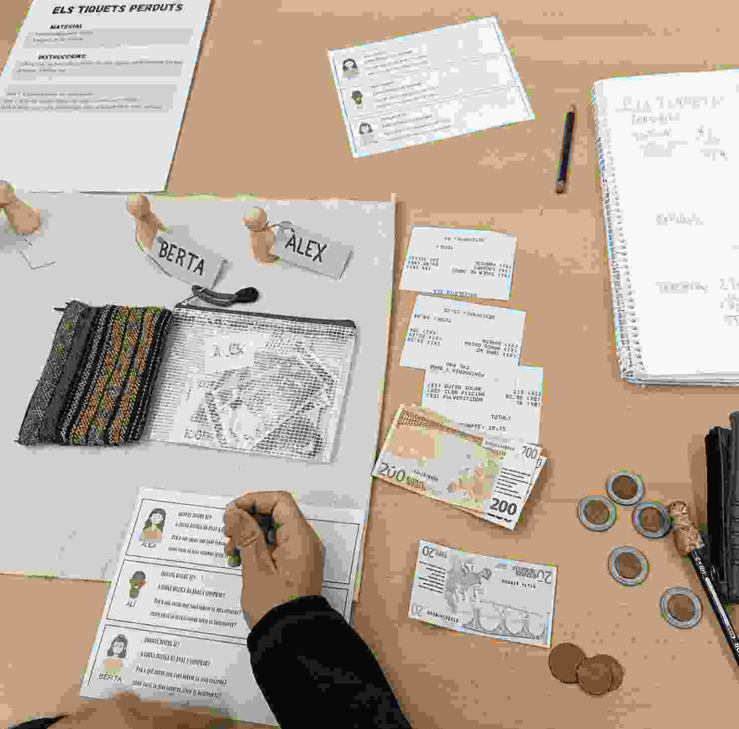 Treballem amb tiquets de la compra