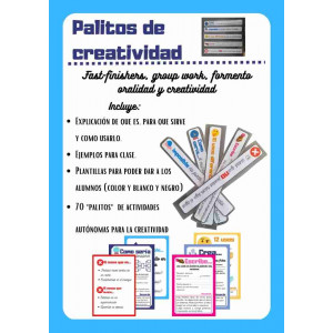 Fast finishers: 70 palitos de actividades autónomas para la creatividad