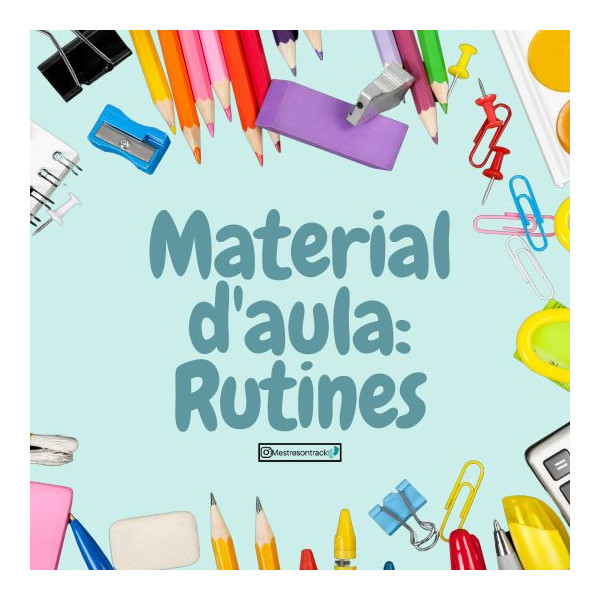 Cartells Rutines d'aula Infantil