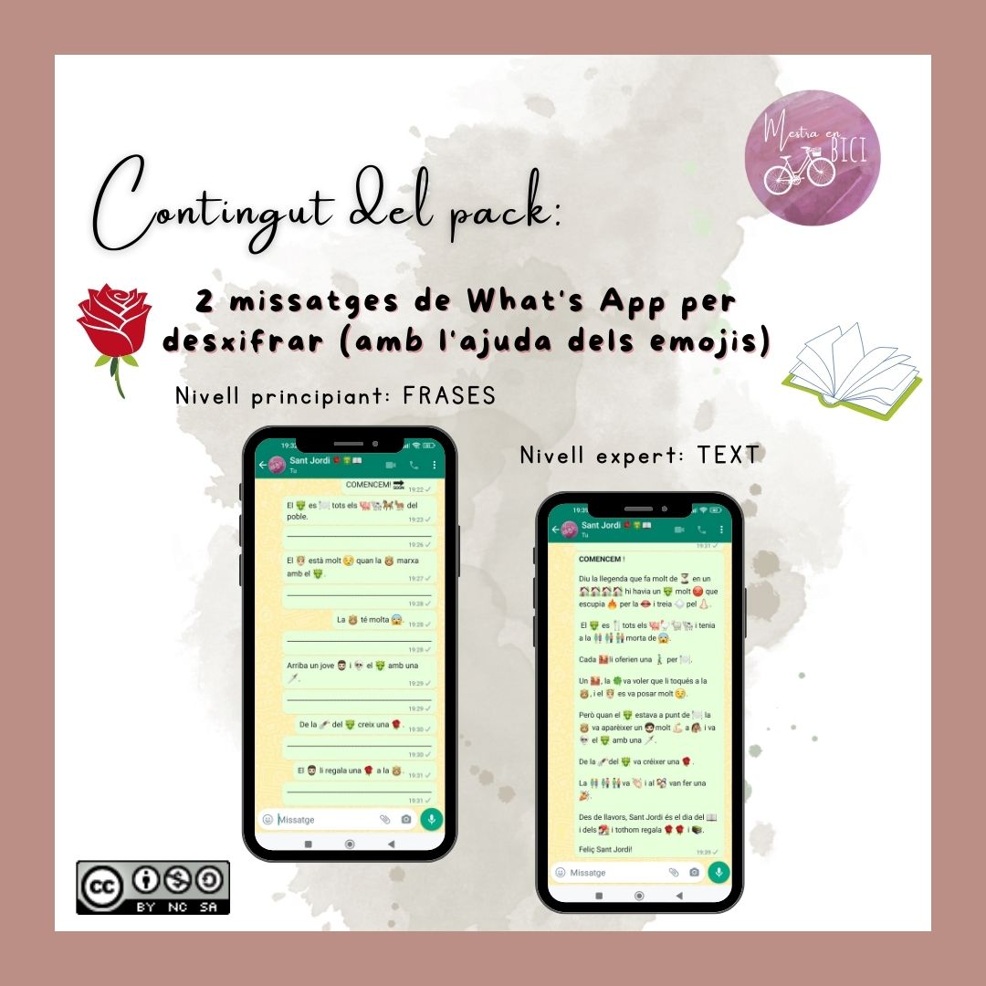 Whats App de Sant Jordi