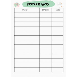 Registro documentos